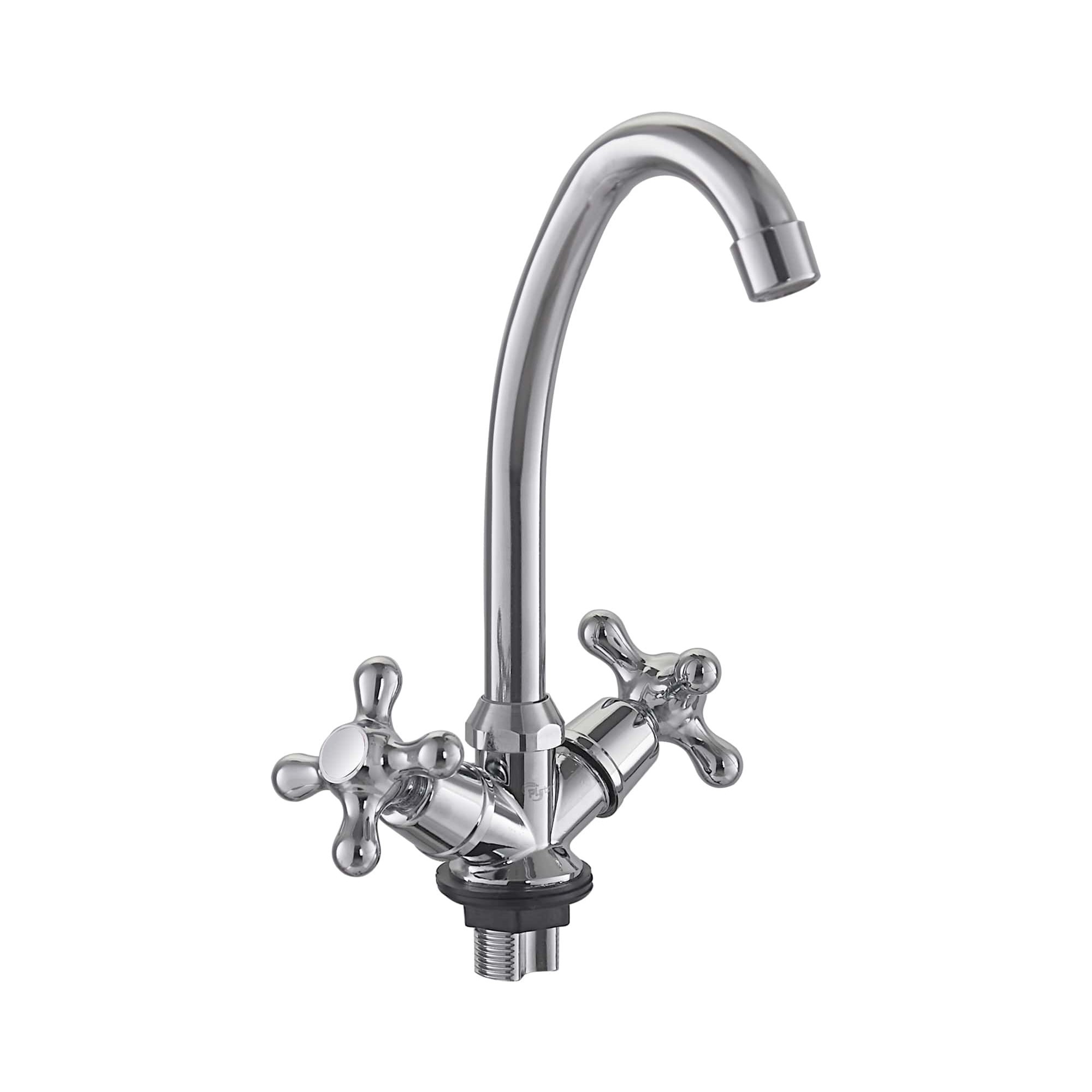 Изображение товара Plstart PD40308: поворотный двуручковый смеситель для кухни, хром