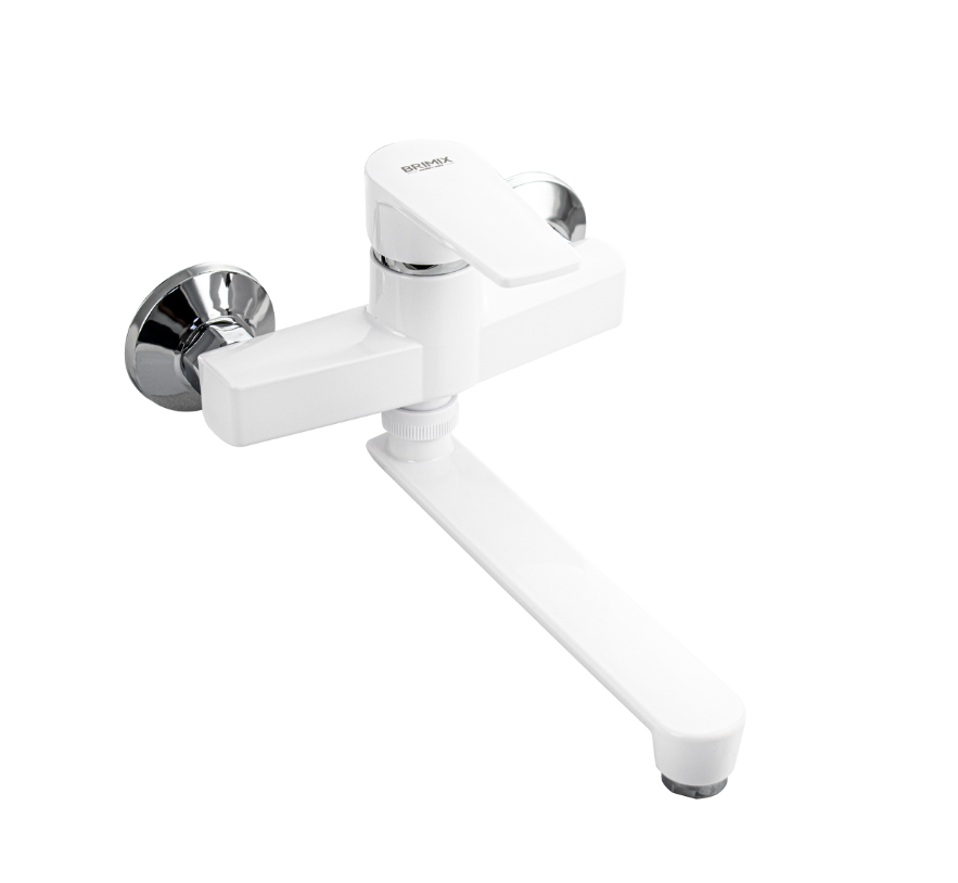 Изображение товара Смеситель для кухни с поворотным изливом Brimix 560 ABS-пластик цвет белый