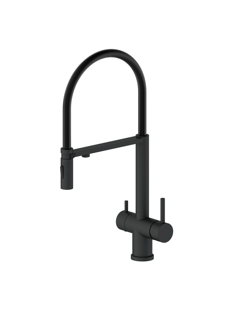 Изображение товара Смеситель ALTROBAGNO Flusso050204NeOp для кухни с гибким изливом 20 см, никель Изображение товара Смеситель ALTROBAGNO Flusso050204NeOp для кухни с гибким изливом 20 см, никель