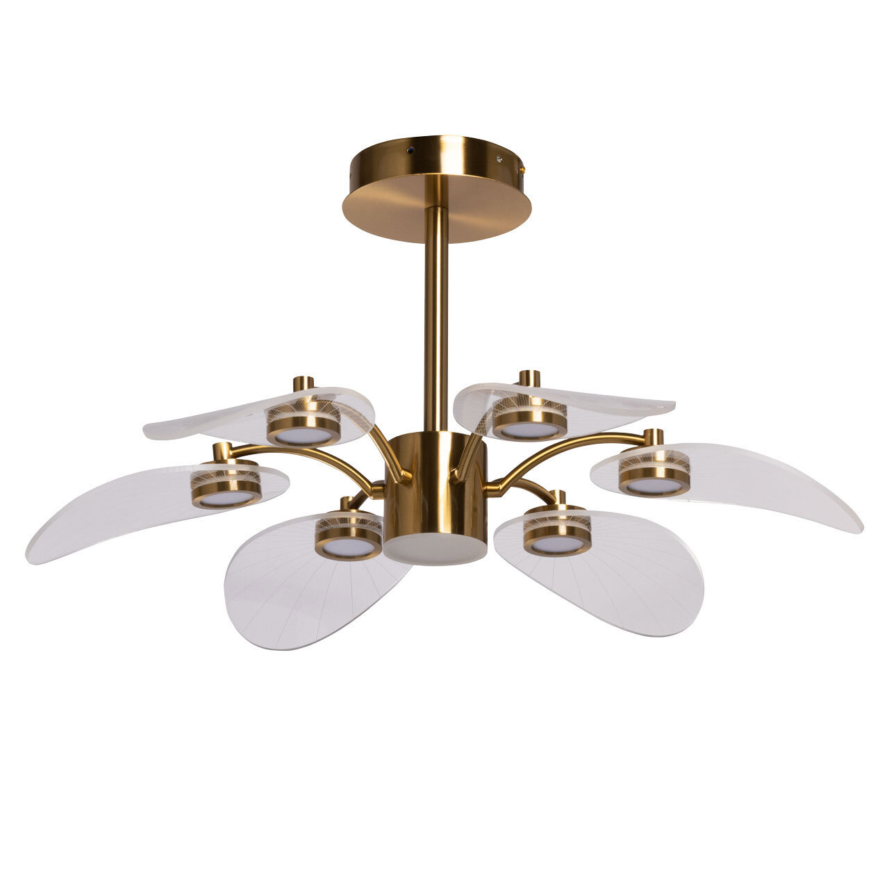 Изображение товара Люстра потолочная светодиодная De Markt с пультом управление стиль современный 15 м²