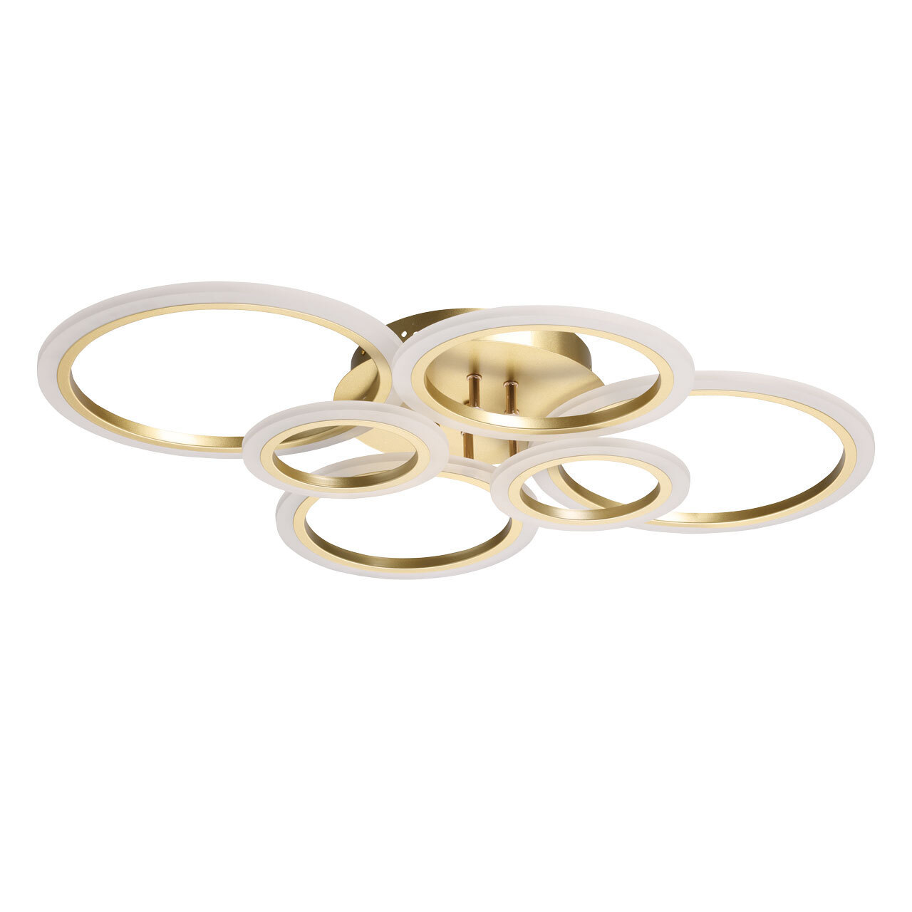 Изображение товара Люстра потолочная светодиодная De city Оскар 27 м² регулируемый цвет света RGBW цвет жёлтый/золотой