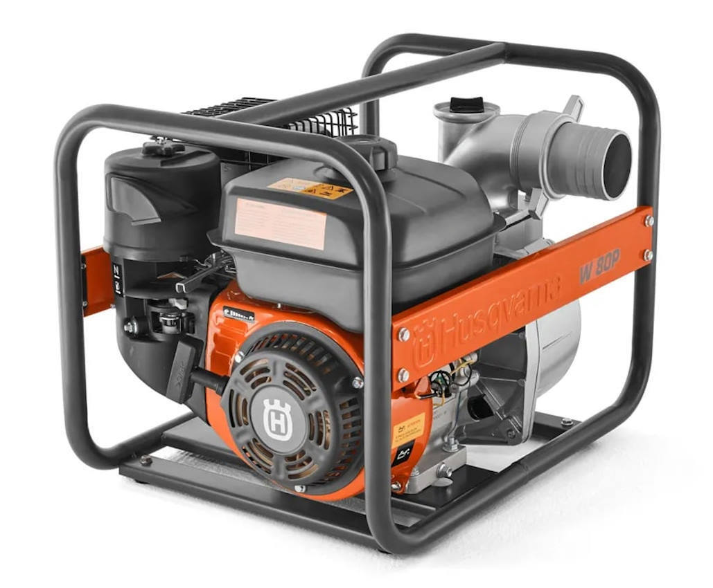 Изображение товара Мотопомпа Husqvarna W80P для чистой воды 5.7 л.с. расход 54000 л/ч