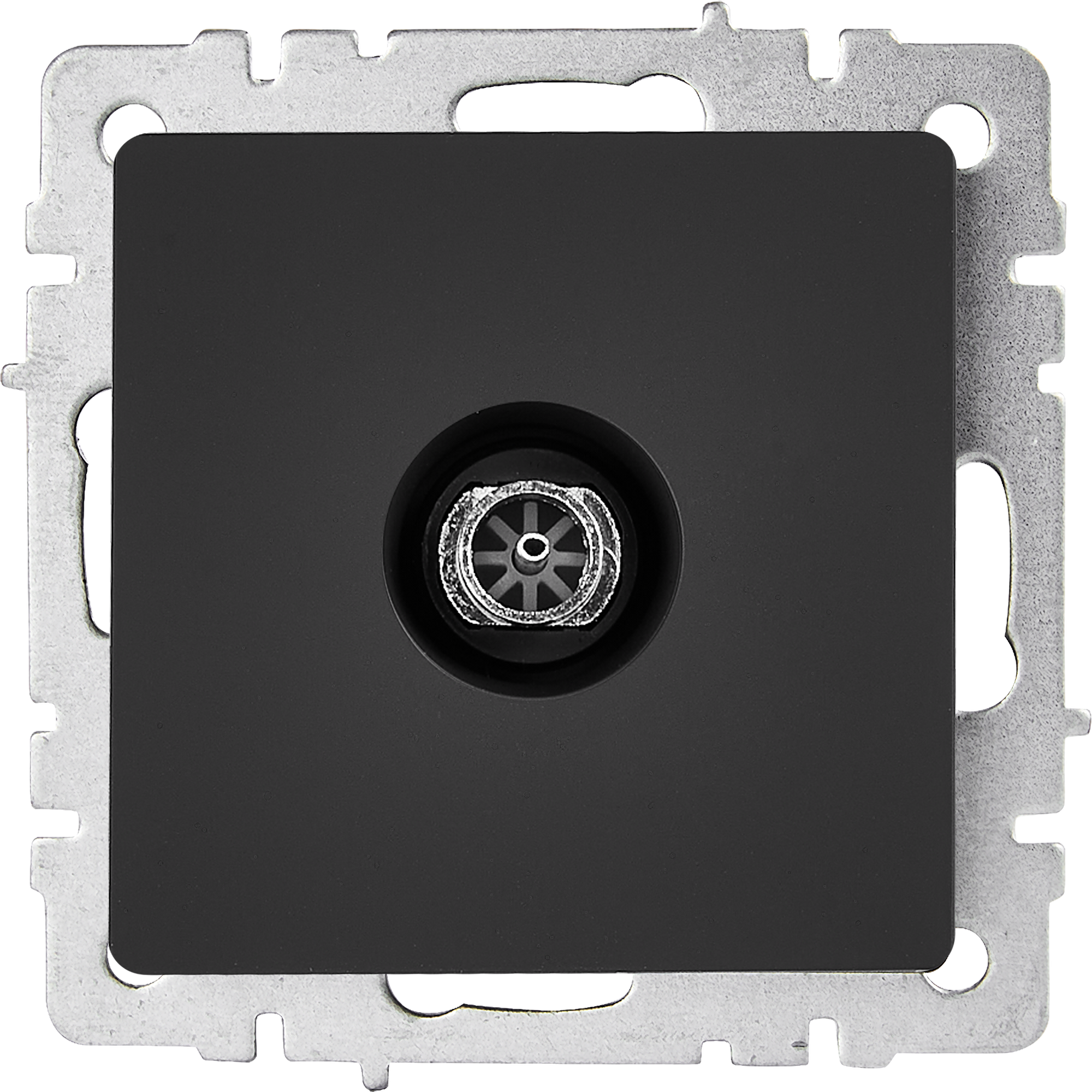 Изображение товара Розетка TV встраиваемая оконечная IEK Brite РТВ11-0-БрГ цвет графит