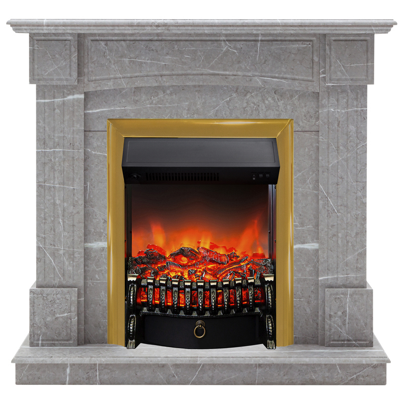 Изображение товара Каминокомплект Realflame Andrea Std Gr-F716 с очагом Fobos-S Lux Br 750Вт