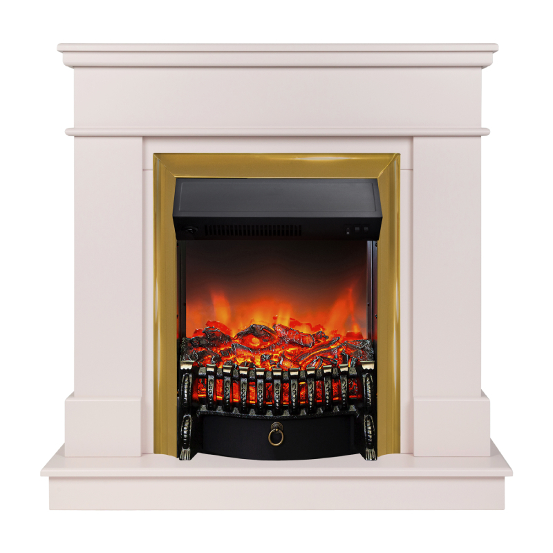 Изображение товара Электрокамин комплект Realflame Selena с очагом Fobos-S Lux 750 Вт пудра