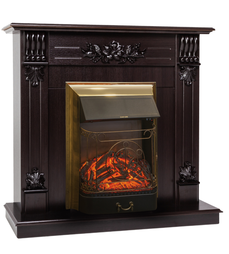 Изображение товара Каминокомплект Ottawa STD/EUG DN с очагом Majestic Lux BR венге 750 Вт