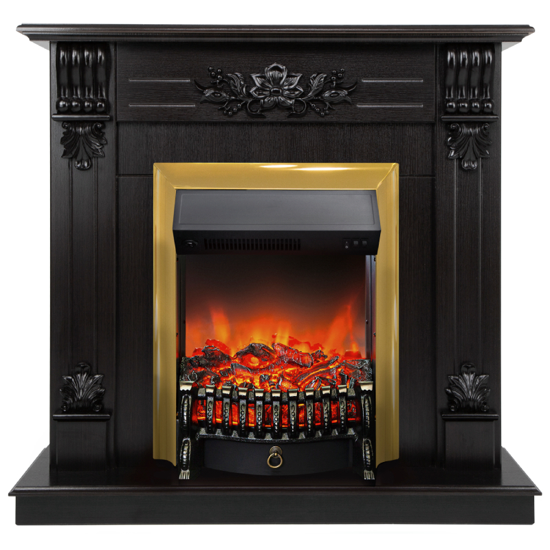 Изображение товара Каминокомплект Ottawa STD/EUG DN с очагом Fobos Lux и очагом 750Вт венге