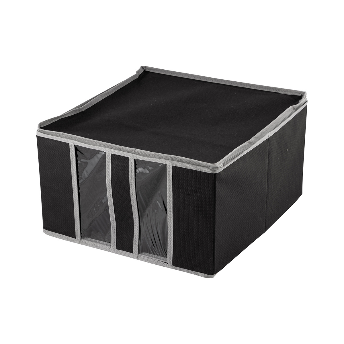 Изображение товара Короб Рыжий Кот 312614 для хранения 41x25x3 см черный из спанбонда