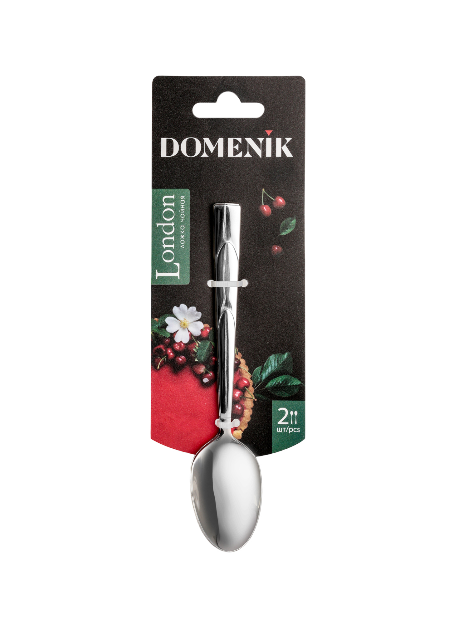 Изображение товара Набор ложек 2 шт Domenik London DMC072 нержавеющая сталь цвет серебристый металлик