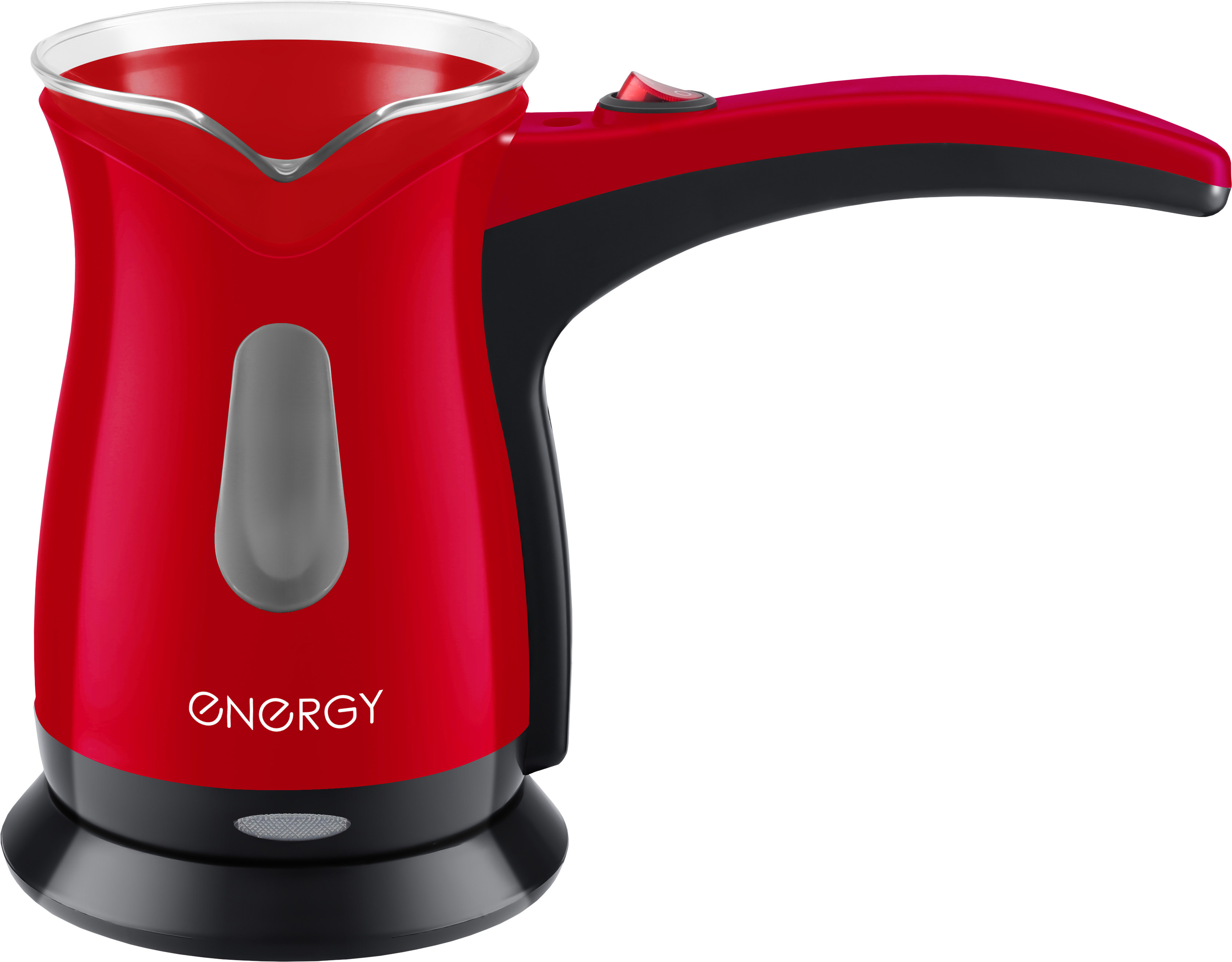 Изображение товара Электрическая турка Energy EN-294 0.5 л стекло красный электрическая турка для кофе
