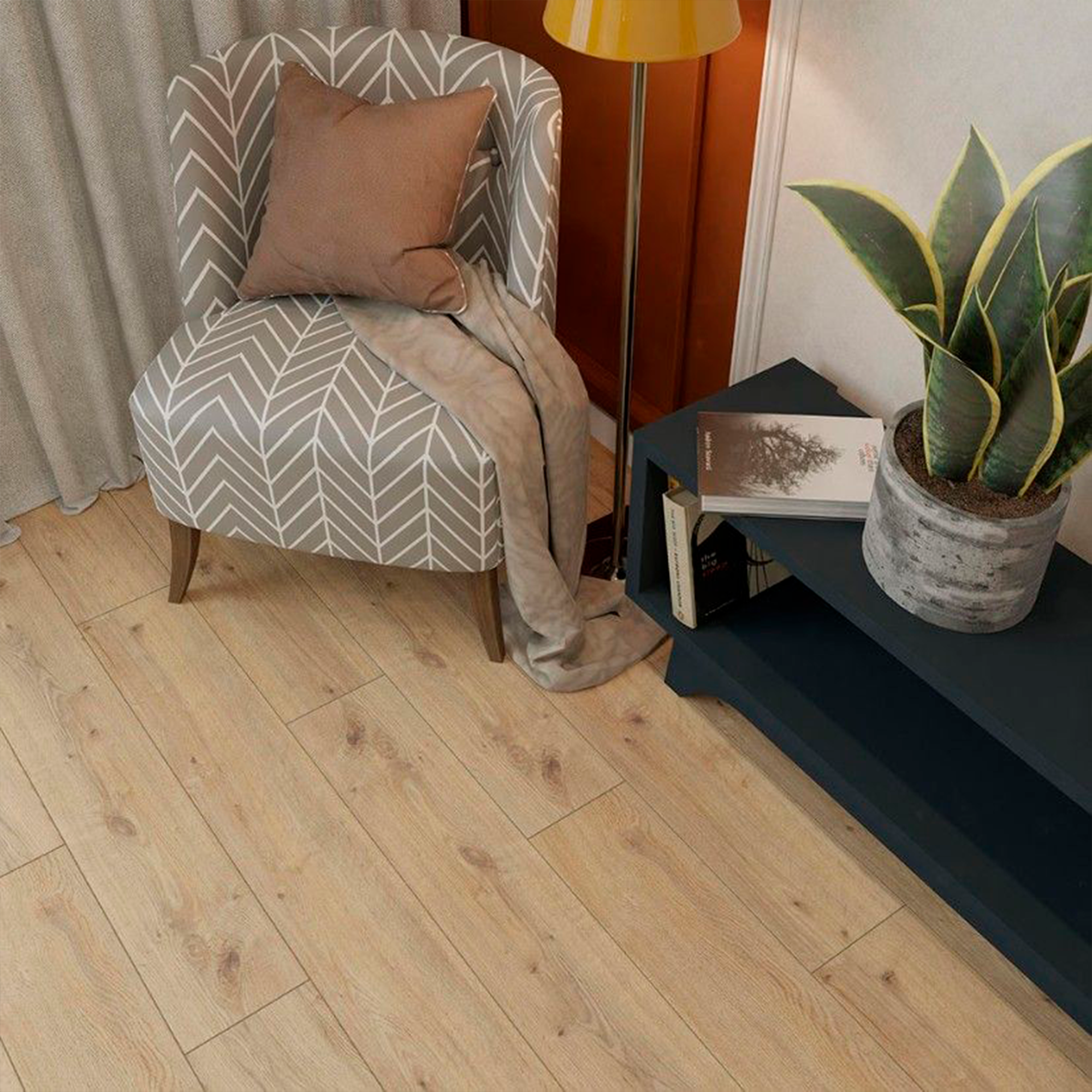 Изображение товара Ламинат Egger 223 Дуб Плейгрин Натуральный 33 класс толщина 12 мм c фаской 1.496 м²