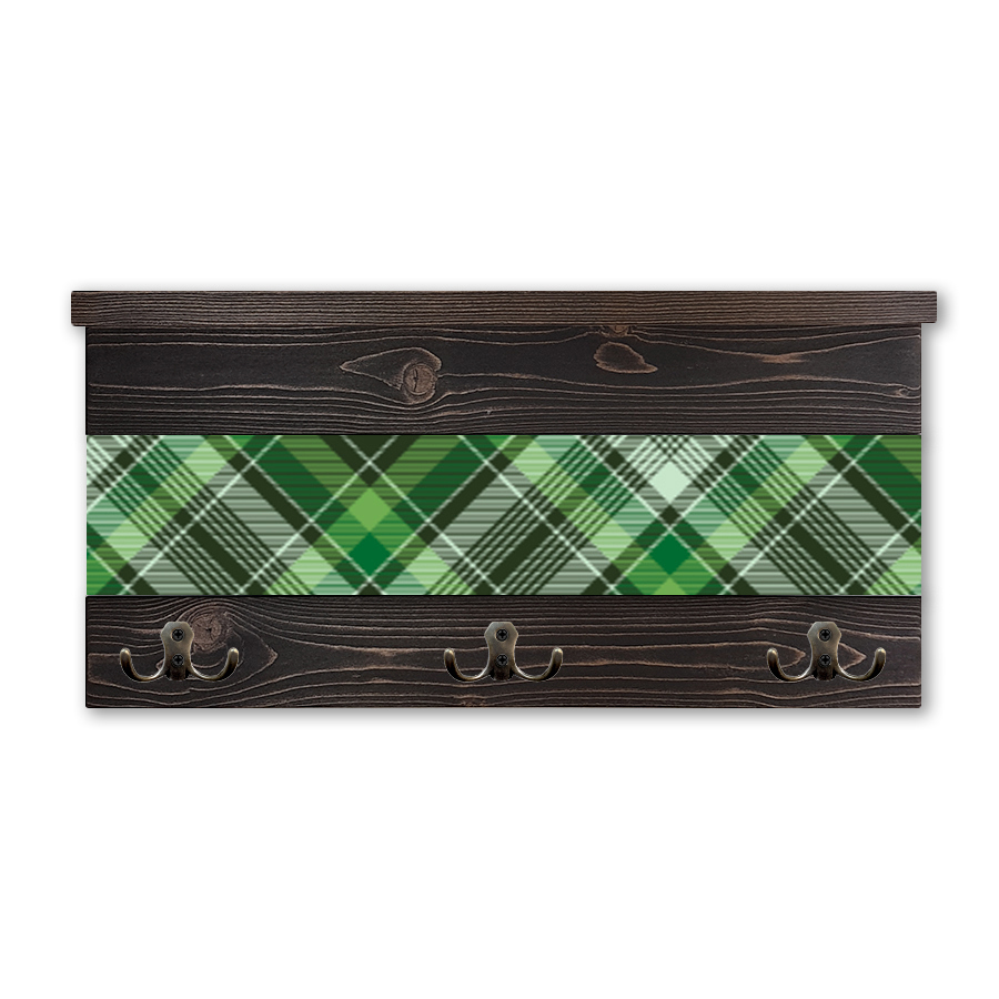 Изображение товара Настенная полка Дом Корлеоне Шотландия 63x34x16 см из массив сосны для хранения и декора