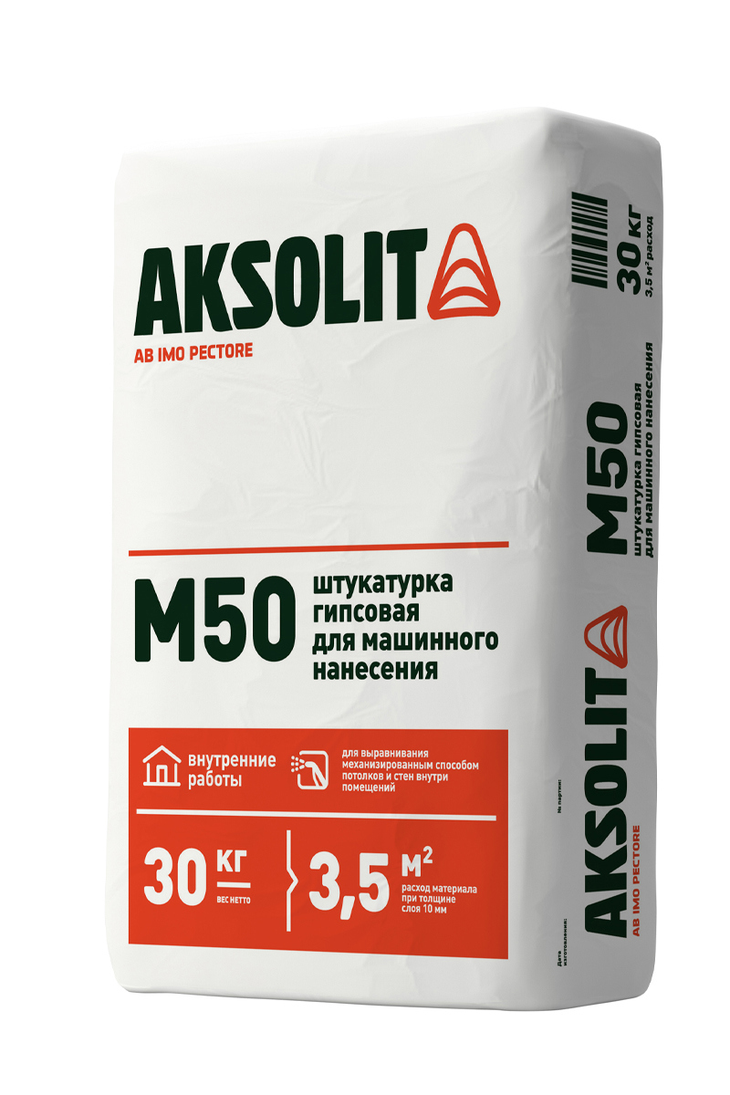 Изображение товара Штукатурка гипсовая М50 30 кг