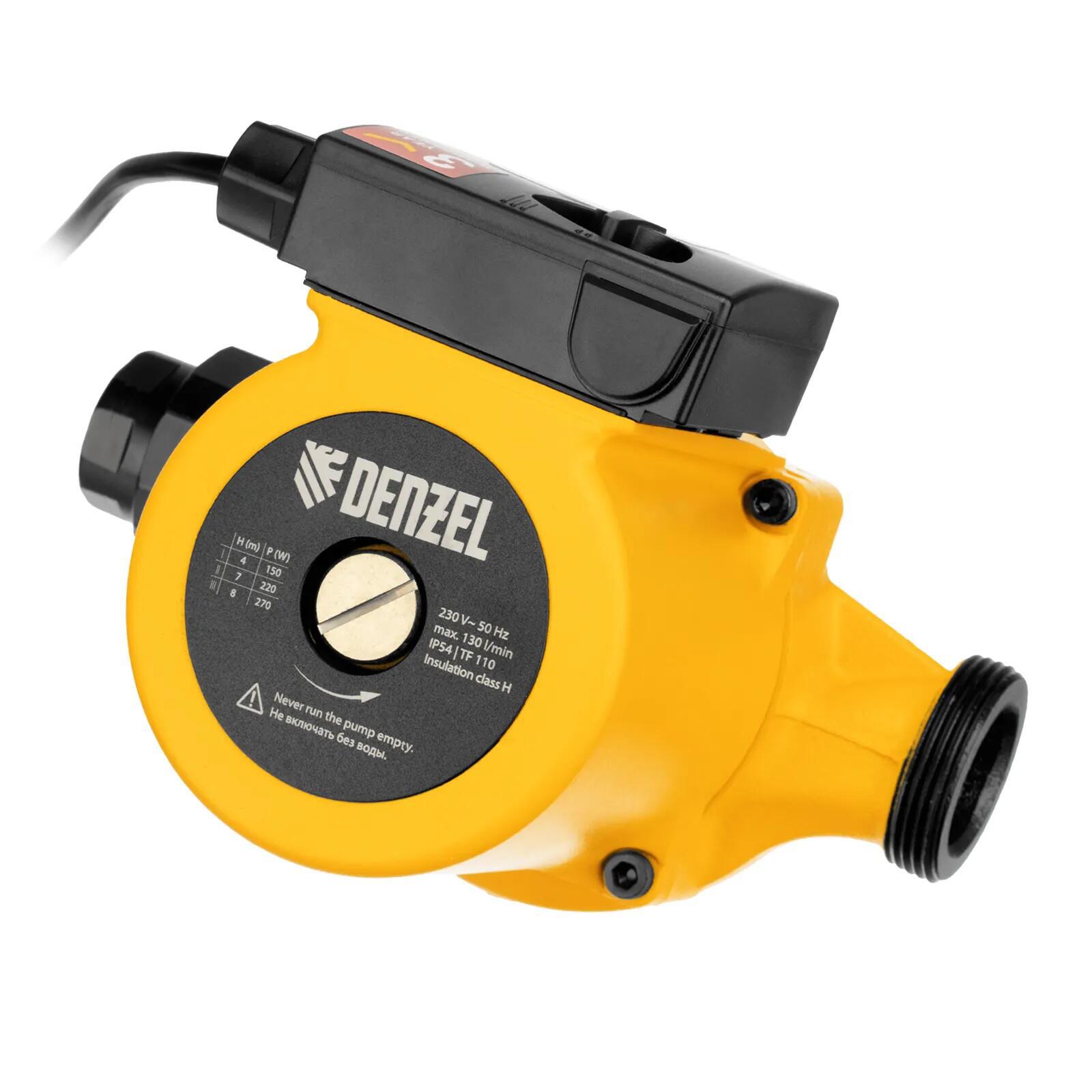 Изображение товара Циркуляционный насос Denzel CP25-8 180 мм для системы отопления с регулировкой скорости
