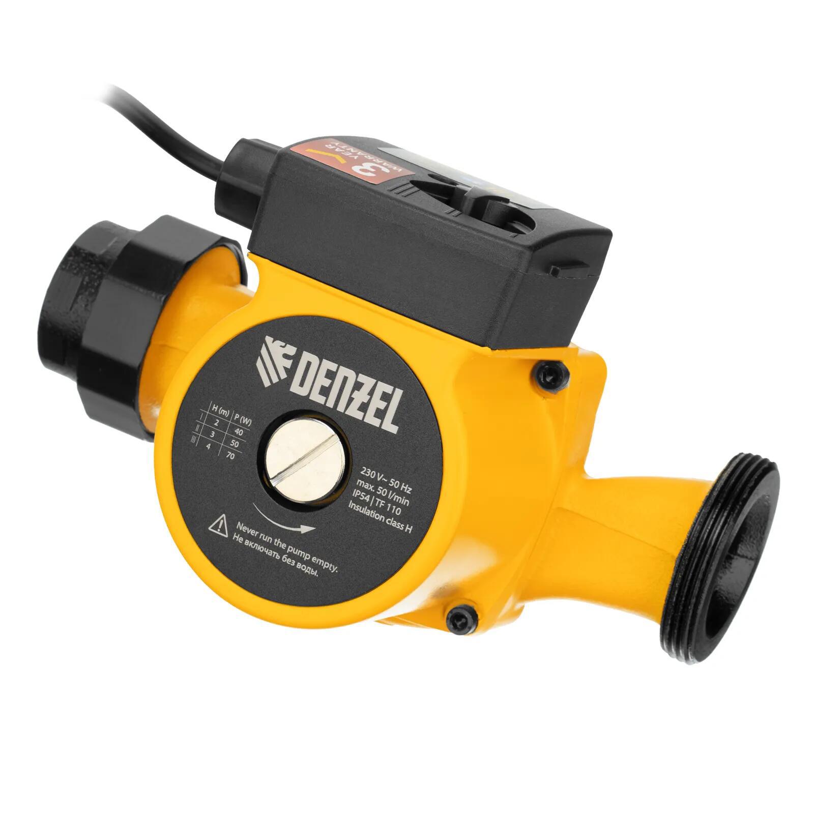 Изображение товара Циркуляционный насос Denzel CP32-4 180 мм для системы отопления и горячего водоснабжения