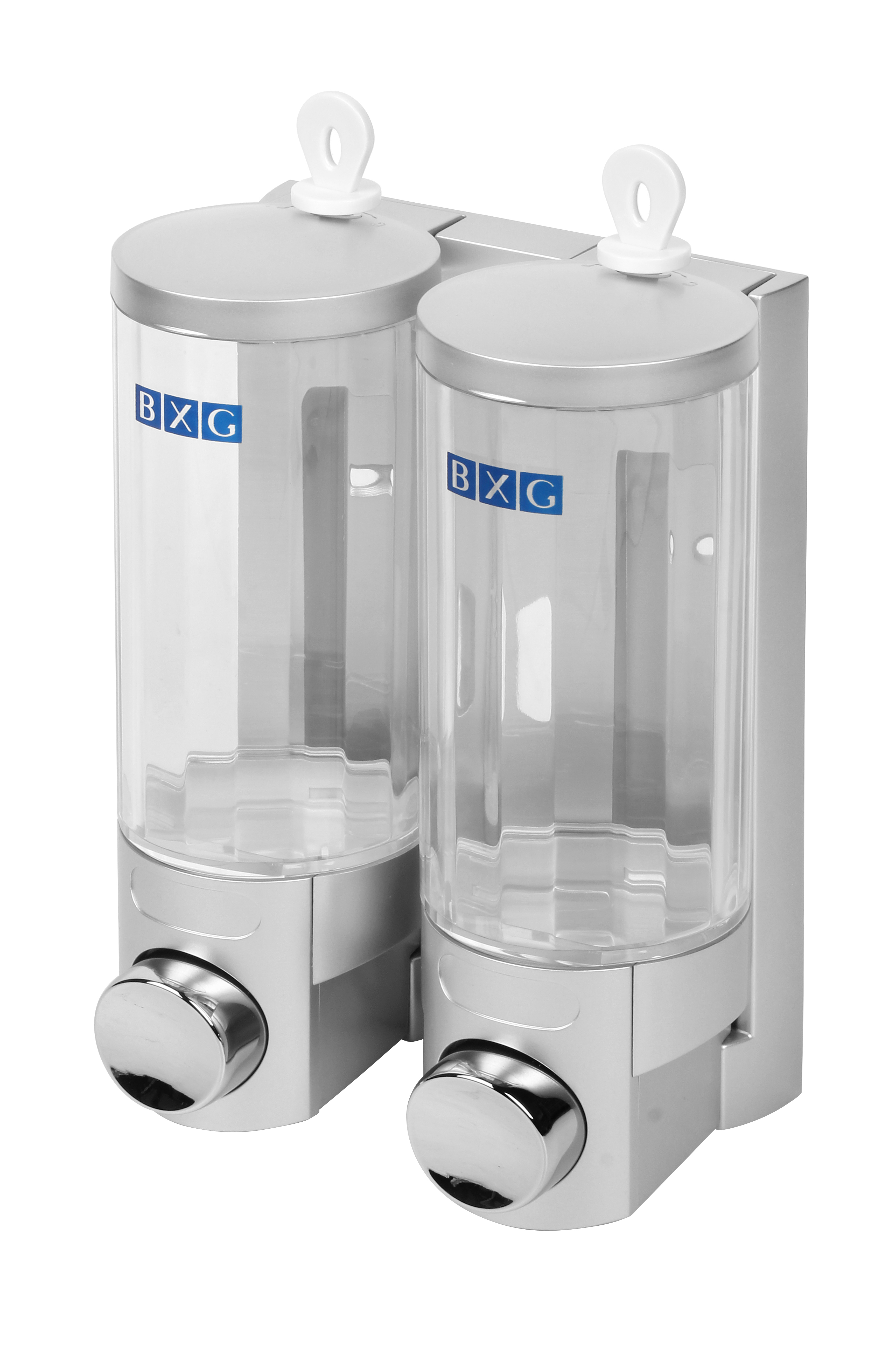 Изображение товара Дозатор для жидкого мыла BXG SD-2006C подвесной двойной цвет серебристый