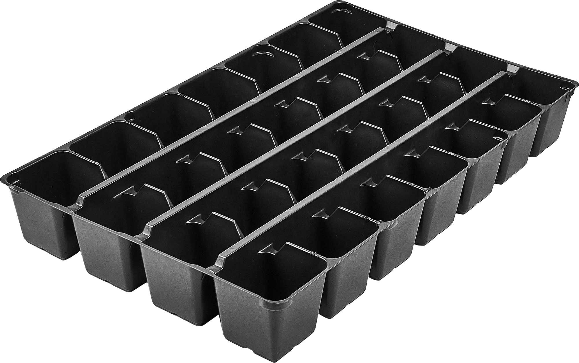 Изображение товара Кассета квадратная для рассады 28 ячеек объем 300 мл Россия