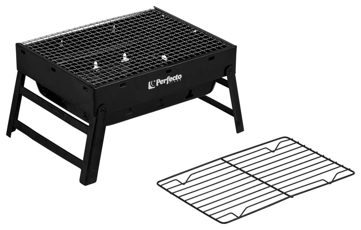 Изображение товара Мангал Perfecto linea 47-135272 толщина 0.4 мм 20x35x27 см
