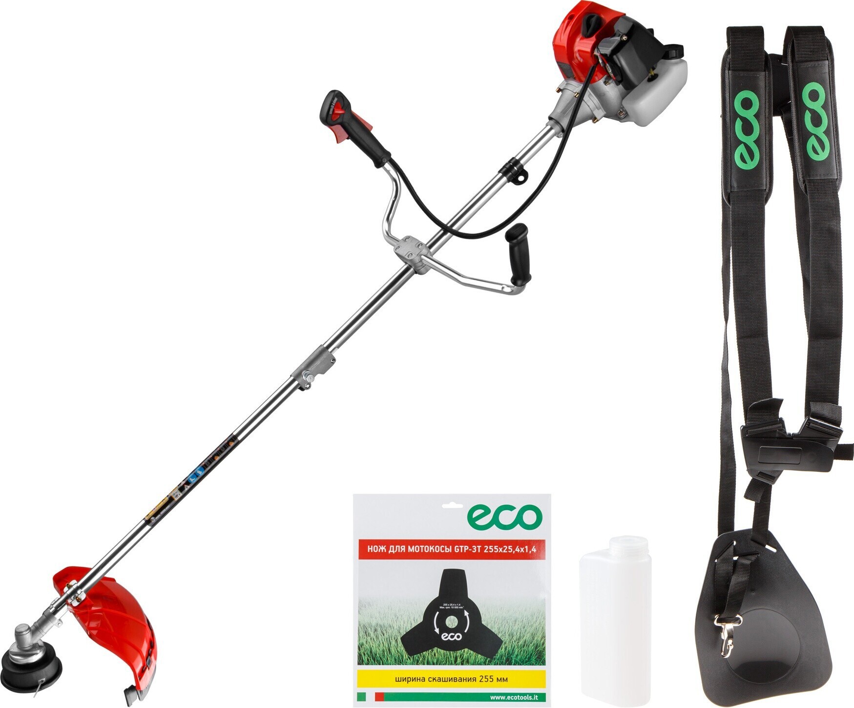 Изображение товара Мотокоса бензиновая Eco Ec1510-7 2 л.с.