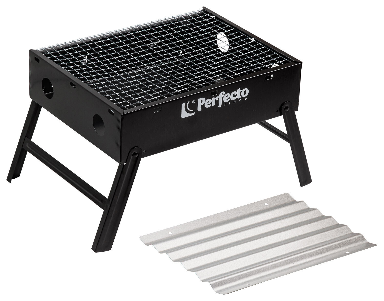 Изображение товара Мангал Perfecto linea 47-135273 толщина 0.5 мм 23x35x27 см