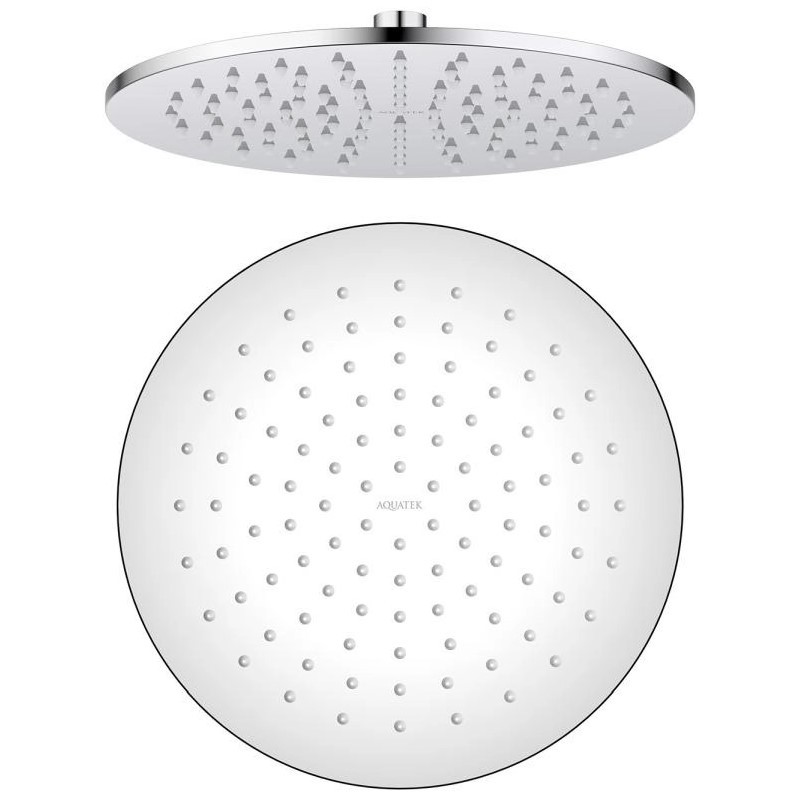 Изображение товара Лейка для верхнего душа Aquatek AQ2077CR круг цвет хром Изображение товара Лейка для верхнего душа Aquatek AQ2077CR круг цвет хром