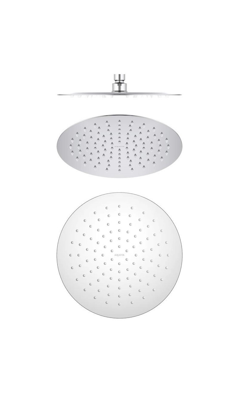 Изображение товара Лейка для верхнего душа Aquatek AQ2073CR круг хром нержавеющая сталь
