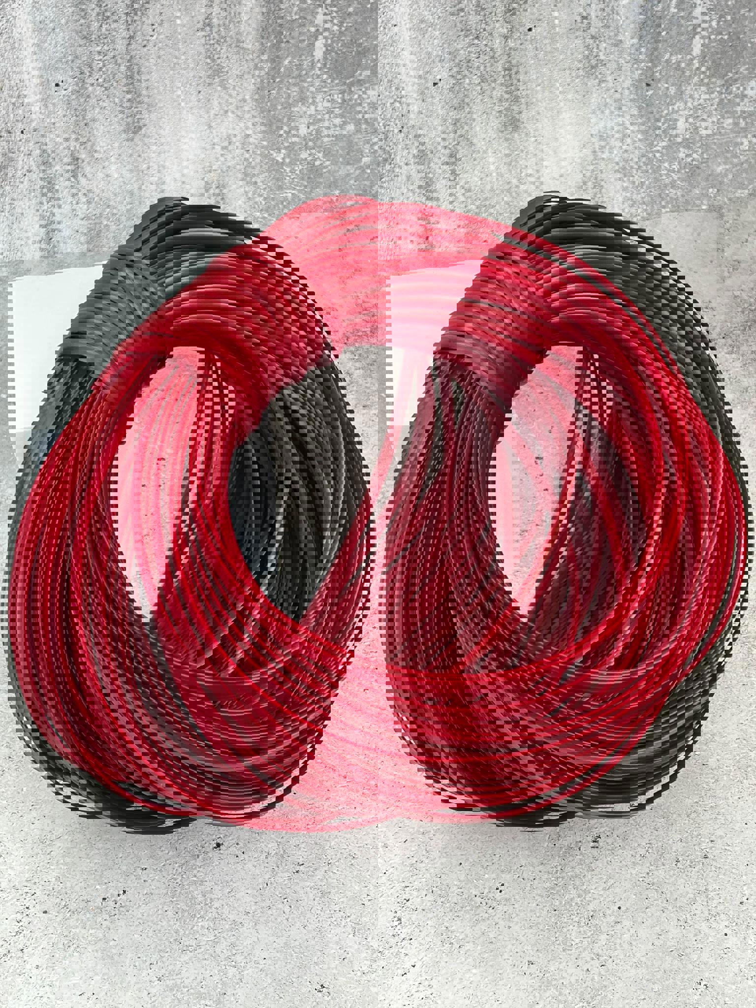 Изображение товара Полиротанг для плетения 8 мм 1 кг красный - прочный и гибкий материал для творчества и мебели