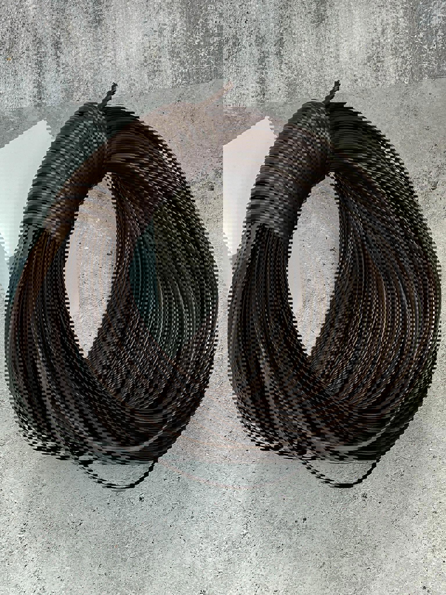 Изображение товара Ротанг полумесяц 8 мм 1 кг шоколад искусственный экоротанг для плетения