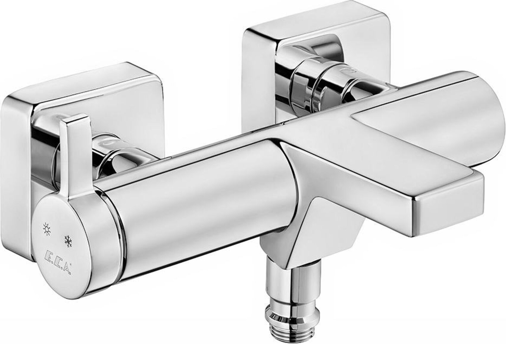 Изображение товара Смеситель для ванны E.c.a Pu 102102477HEX однорычажный цвет хром Изображение товара Смеситель для ванны E.c.a Pu 102102477HEX однорычажный цвет хром