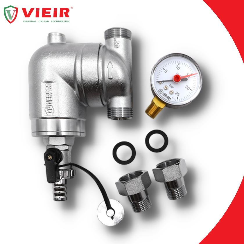 Изображение товара Фильтр механической очистки Vieir 110 мкр 1/2" НР латунь