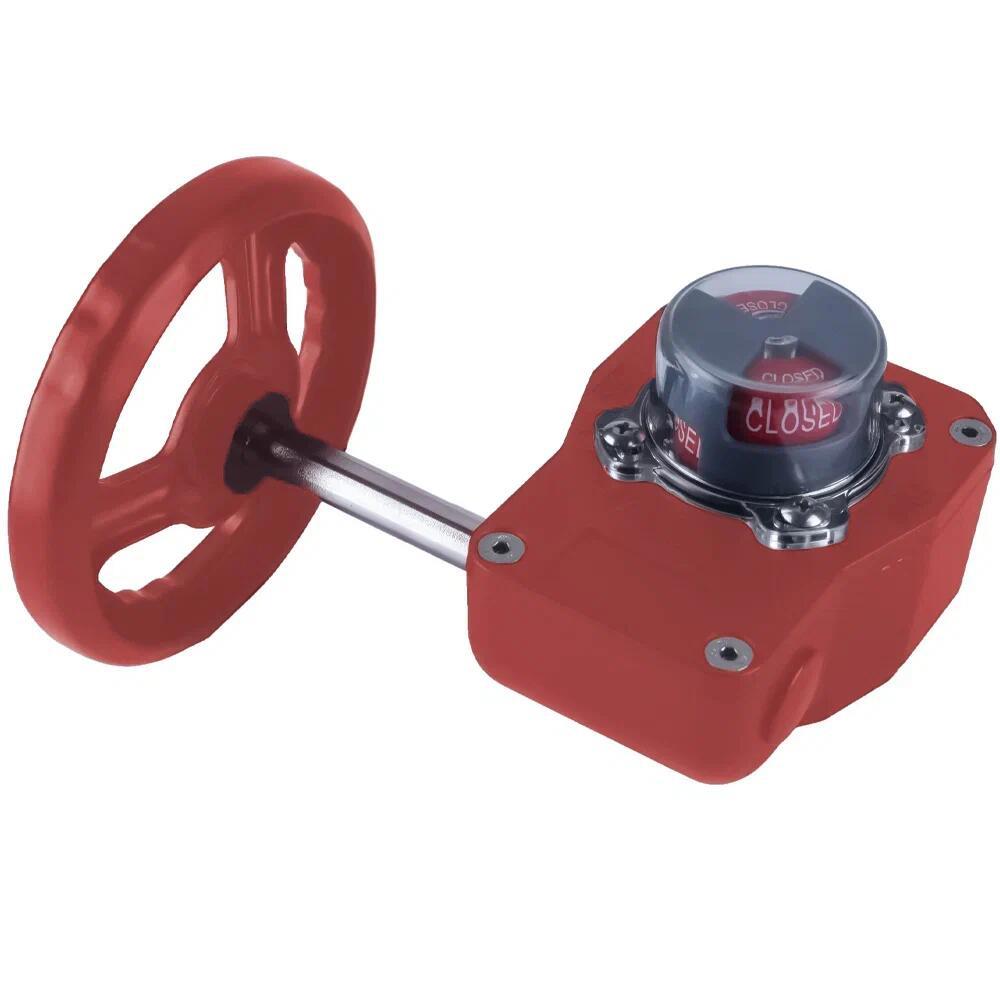 Изображение товара Четвертьоборотный редуктор DN.ru D240-00484 алюминий с индикатором положения