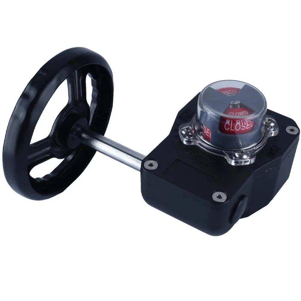 Изображение товара Редуктор четвертьоборотный DN.ru D240-00482 с индикатором положения для клапанов и кранов