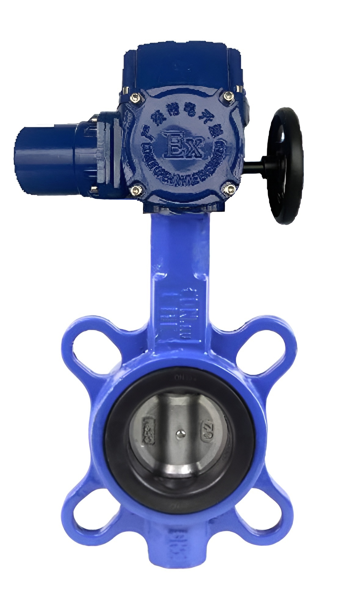 Изображение товара Затвор дисковый поворотный DN.ru WCB-316L-EPDM с QT-W (M) Ex 380В