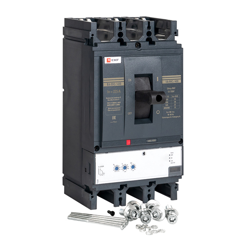 Изображение товара Автоматический выключатель Ekf ВА-99C 3P 400 А 40 кА mccb99C-400-225