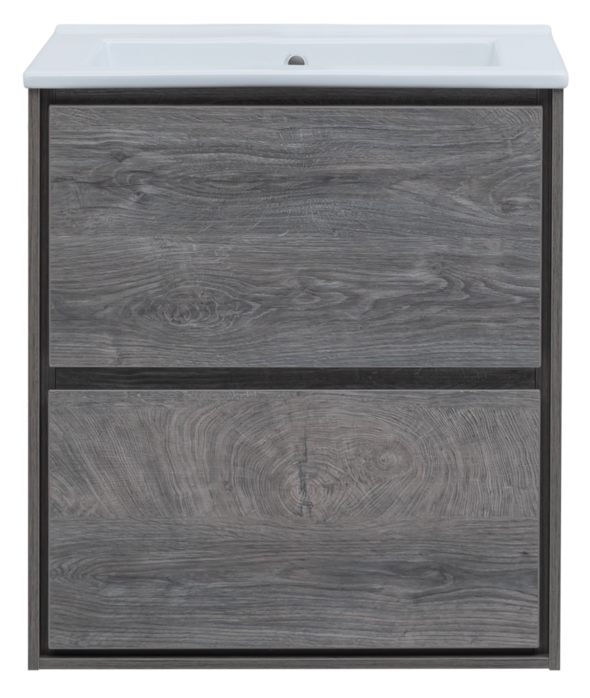 Изображение товара Тумба под раковину Aquanet Мокка подвесная 65 см цвет серый дуб