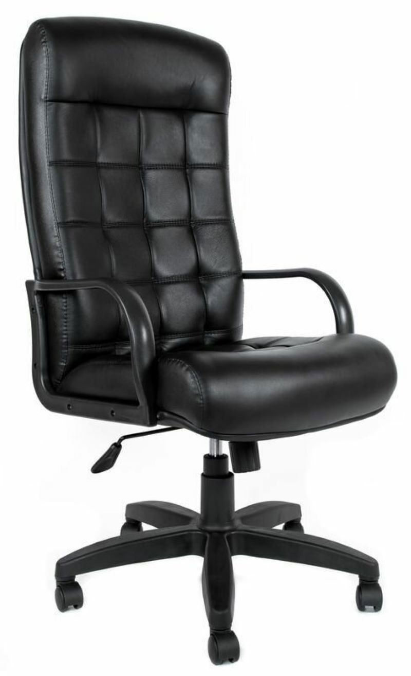 Изображение товара Офисное кресло Евростиль Стиль PL 70x125x70 см искусственная кожа цвет черный