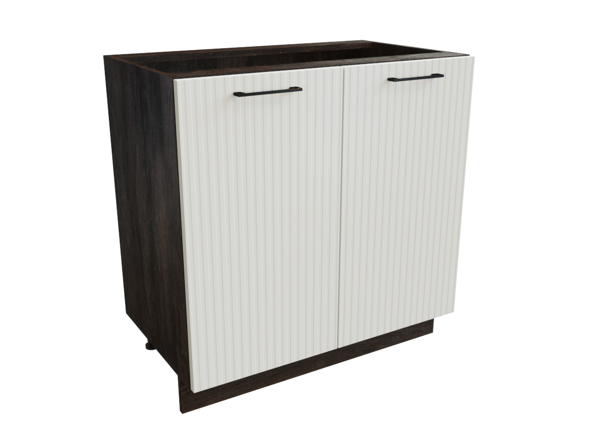 Изображение товара Напольный шкаф с 2 дверцами Сурская мебель Айленд 80x81.6x47.8 см ЛДСП цвет дуб кальяри/айленд