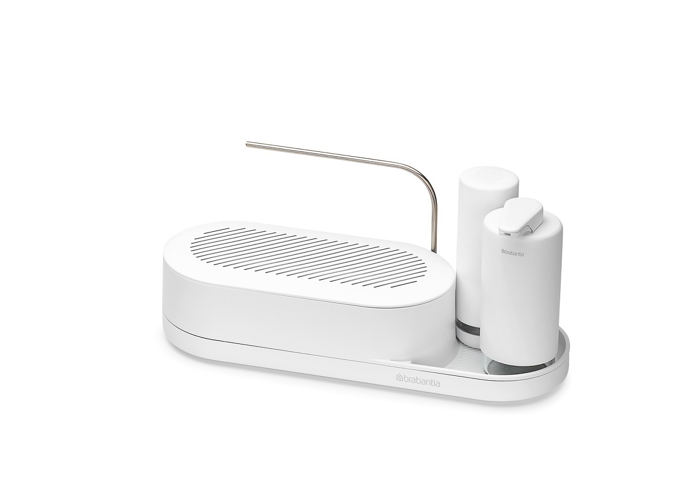 Изображение товара Набор органайзеров Brabantia SinkStyle 3 шт нержавеющая сталь белый для кухни