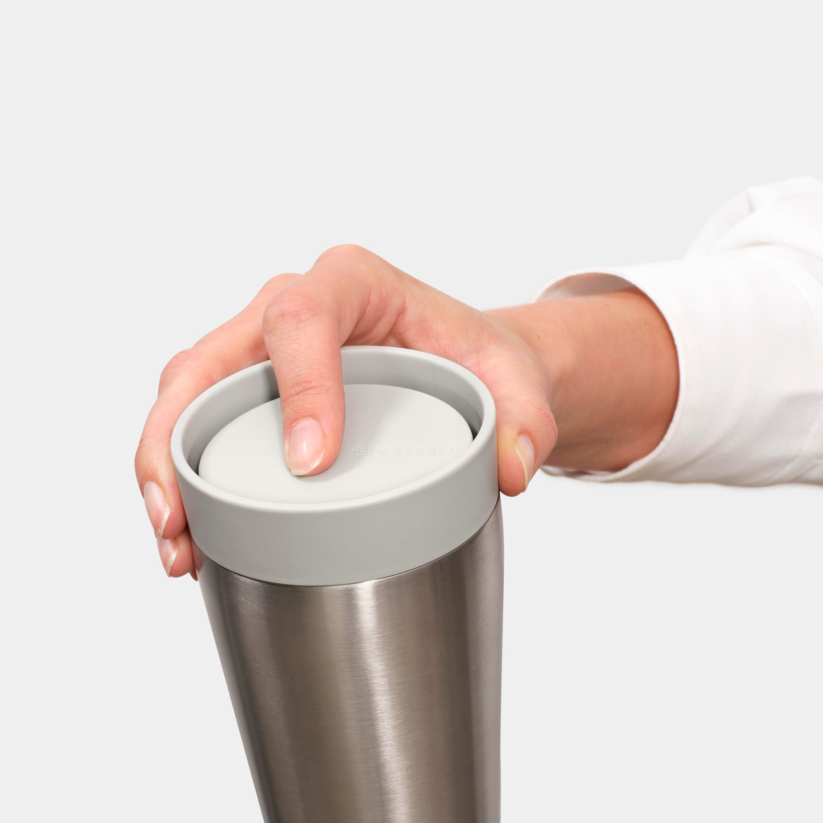 Изображение товара Термокружка 200 мл Brabantia 228742 колба из нержавеющей стали цвет серебристый