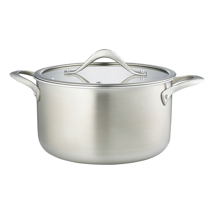 Изображение товара Кастрюля 6 л с крышкой Liberty Jones 3Ply Etalon из нержавеющей стали