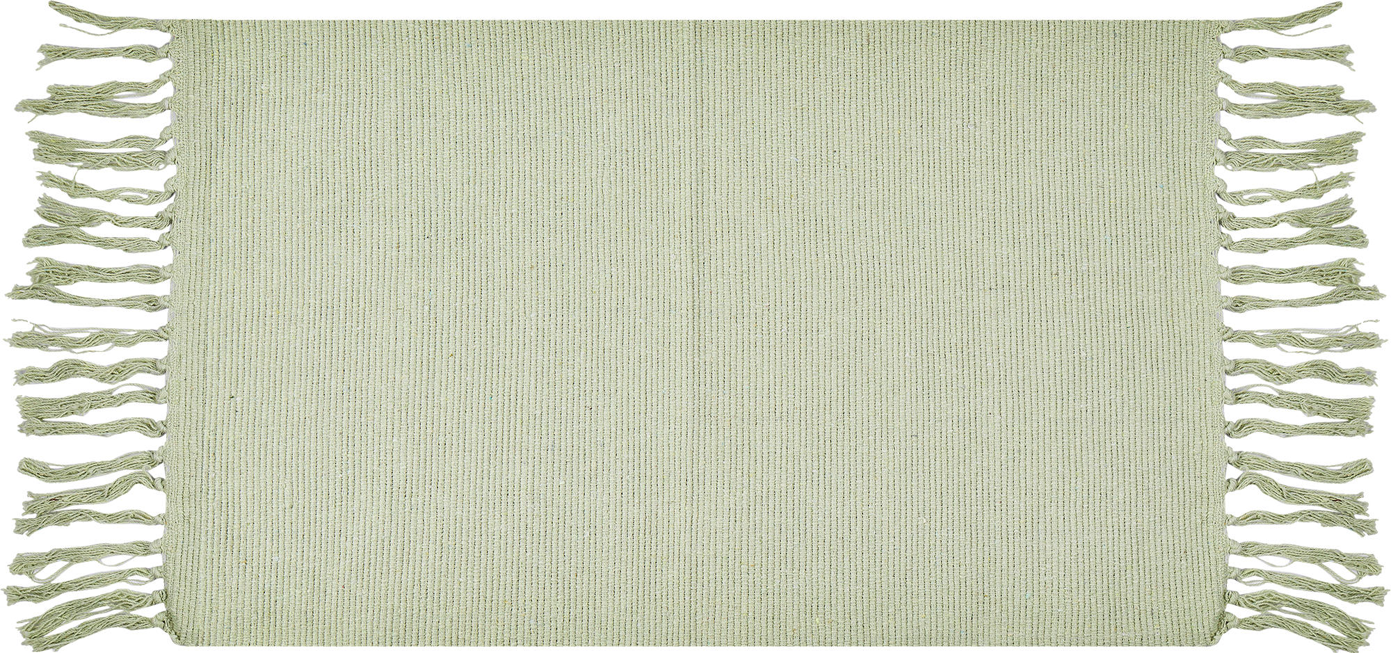 Изображение товара Декоративный хлопковый коврик Solid Mat JBT-001-01 зеленый 50x80 см