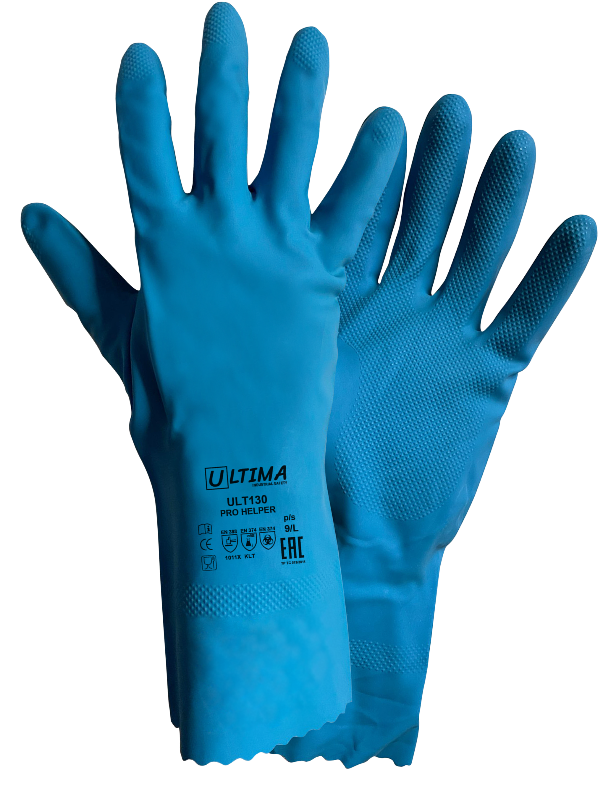 Перчатки латексные Ultima Pro Helper ULT130 размер 9/L