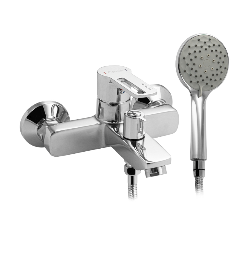 Изображение товара Смеситель для ванны Consul 4910 однорычажный с душевой лейкой цвет хром