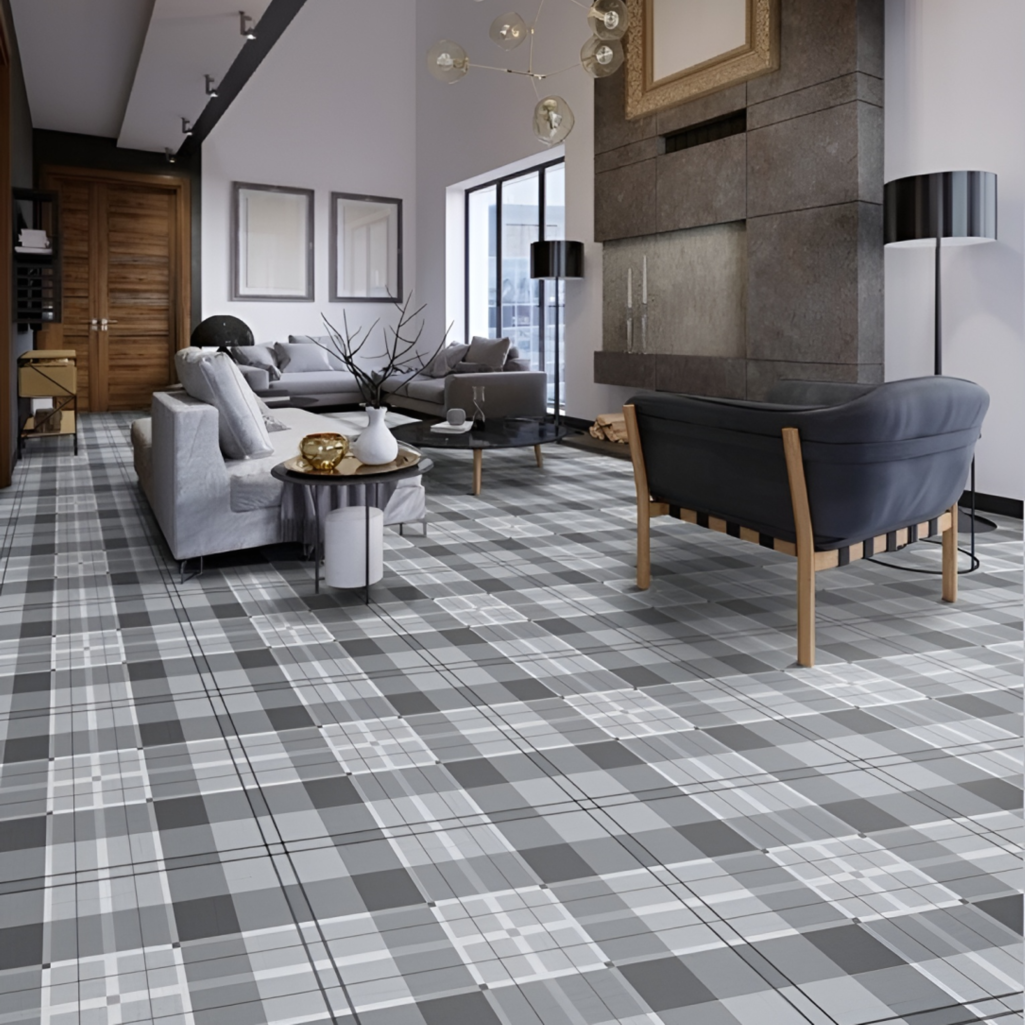 Изображение товара Линолеум Эльбрус Шерлок 101 43 класс 2x3.5 м 7 м² коммерческий влагостойкий