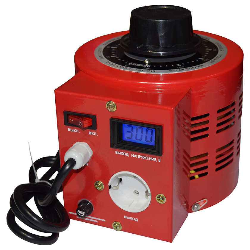 Изображение товара Автотрансформатор ЛАТР Suntek 2000 ВА RED 0-300 В 8 А