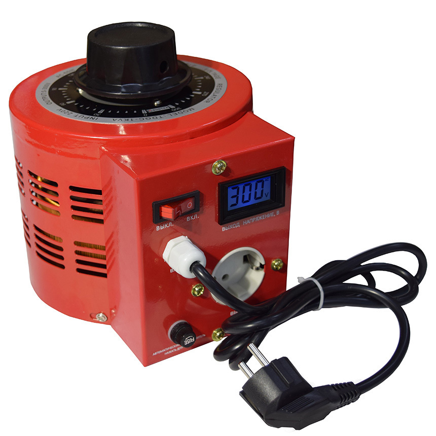 Изображение товара Автотрансформатор ЛАТР Suntek 1000 ВА RED 0-300 В 4 А