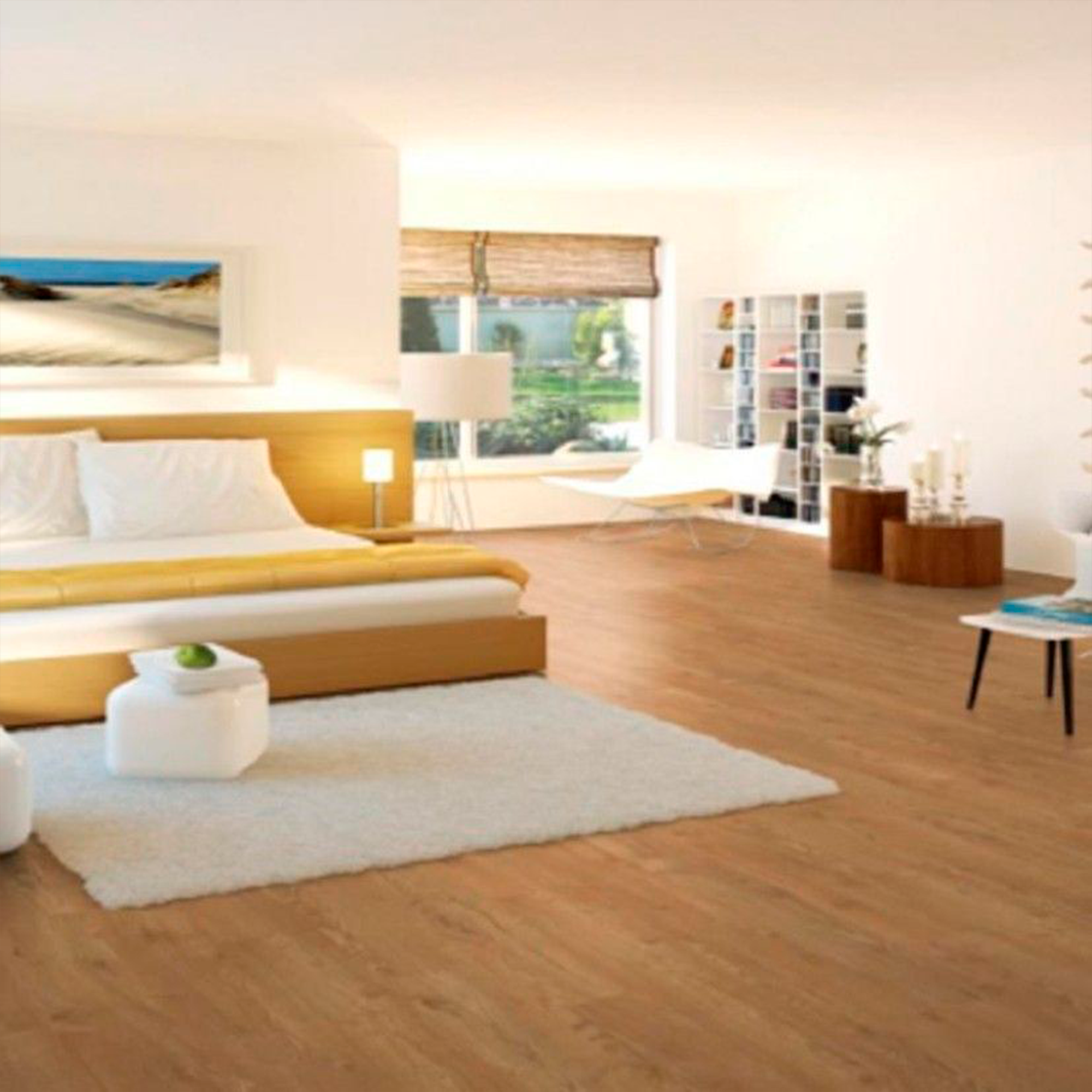 Изображение товара Ламинат Egger Дуб Ольхон медовый 12 мм 33 класс фаска 1.496 м² Россия