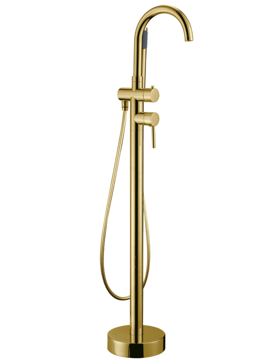 Изображение товара Смеситель для ванны Altrobagno Metropoli 020203 orsp однорычажный с душевой лейкой цвет матовое золото