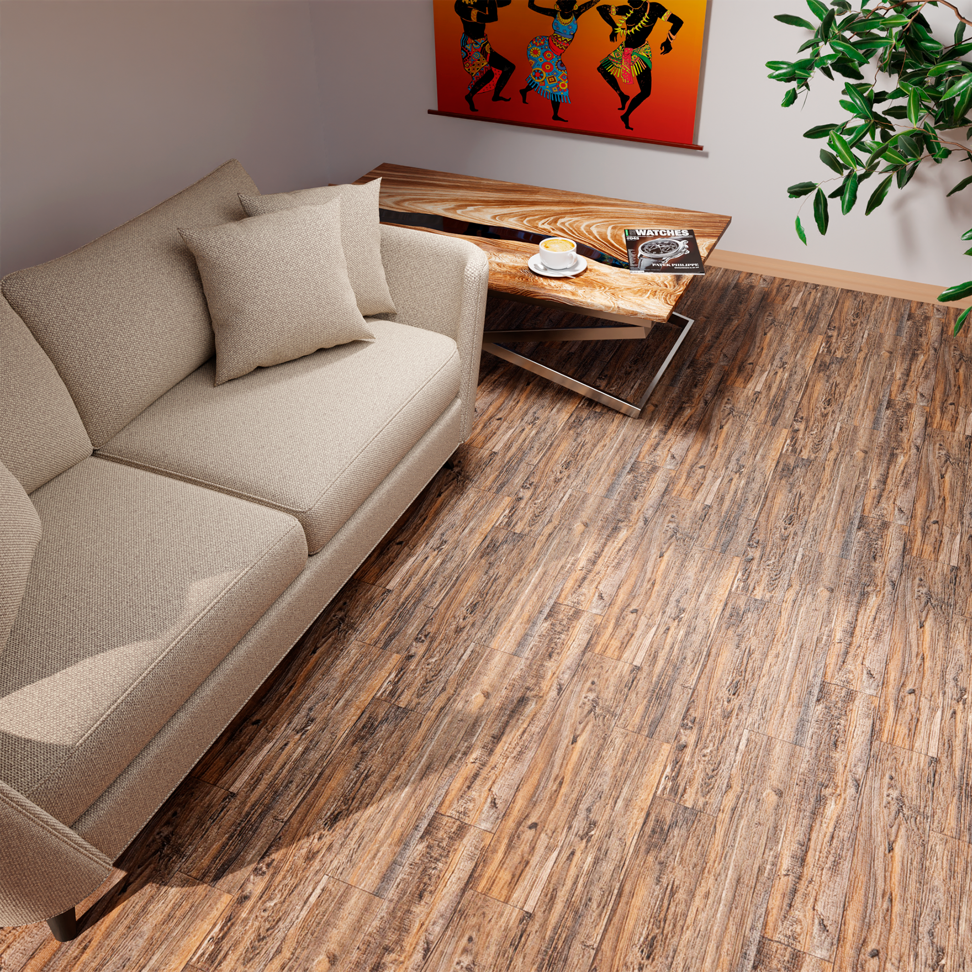 Изображение товара Линолеум Парма Беркли 872 21 класс 2x3.5 м 7 м²