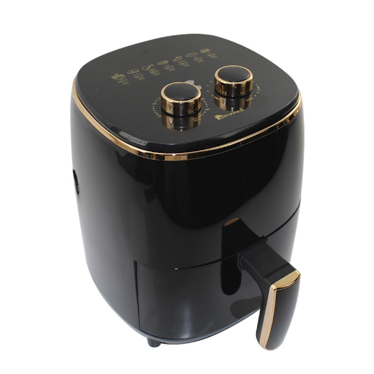 Изображение товара Аэрогриль Estares BLACK/GOLD 1200W, объем 3,8 л, черный с золотым